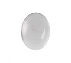 Bergkristal echt 5.0 x 3.0 mm ovaal cabochon geslepen