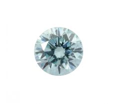 Diamant ice blue T/R briljant geslepen 0.08 ct. ± 2.7 mm