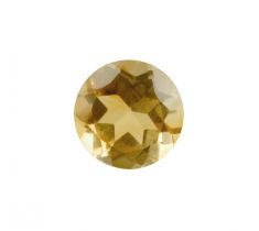Citrien echt 4.75 mm rond briljant geslepen