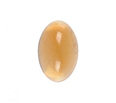 Citrien echt 14.0 x 10.0 mm ovaal cabochon geslepen