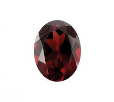 Granaat 5.0 x 3.0 mm ovaal facet geslepen