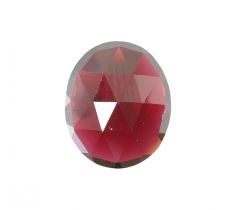 Granaat 19.0 x 7.0 mm ovaal roos geslepen