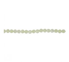 Agaatsnoer 3.0 mm groen facet geslepen