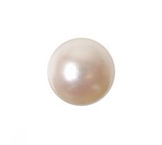 Glasparel 8.0 mm wit rond 1-gats