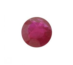 Robijn echt 3.4 mm rond briljant geslepen