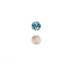 Similie 1.2 mm aquamarijn rond briljant geslepen