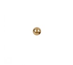 Bal 2-gats 3.0 mm glad goldfilled