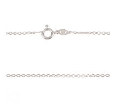 Anker collier rond ongeslepen 1.5 mm lengte 70.0 cm zilver