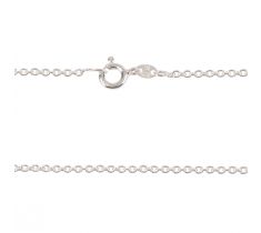 Anker collier rond ongeslepen 1.7 mm lengte 70.0 cm zilver