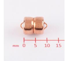 FERMOIR MAGNETIQUE METAL DORE LISSE 8.0 MM
