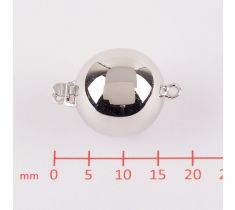 FERMOIR ARGENT POLI 13 MM