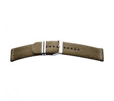 Horlogeband Bear aanzet 24.0 mm band 24.0 mm nylon olijfgroen