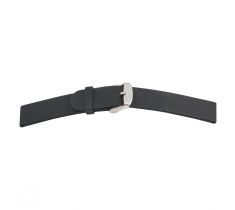 Horlogeband Bear aanzet 18.0 mm band 18.0 mm zwart polyurethaan