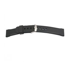 Horlogeband Bear aanzet 24.0 mm band 24.0 -  zwart polyurethaan