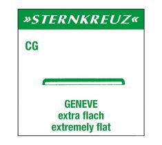 Glas kunststof CG Ø 306 extra vlak