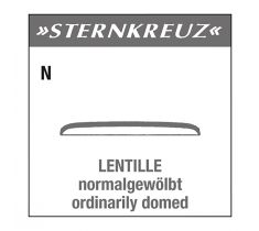 Glas kunststof N Ø 418 gewelfd