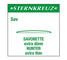 Glas kunststof SAV Ø 430 gewelfd extra dun