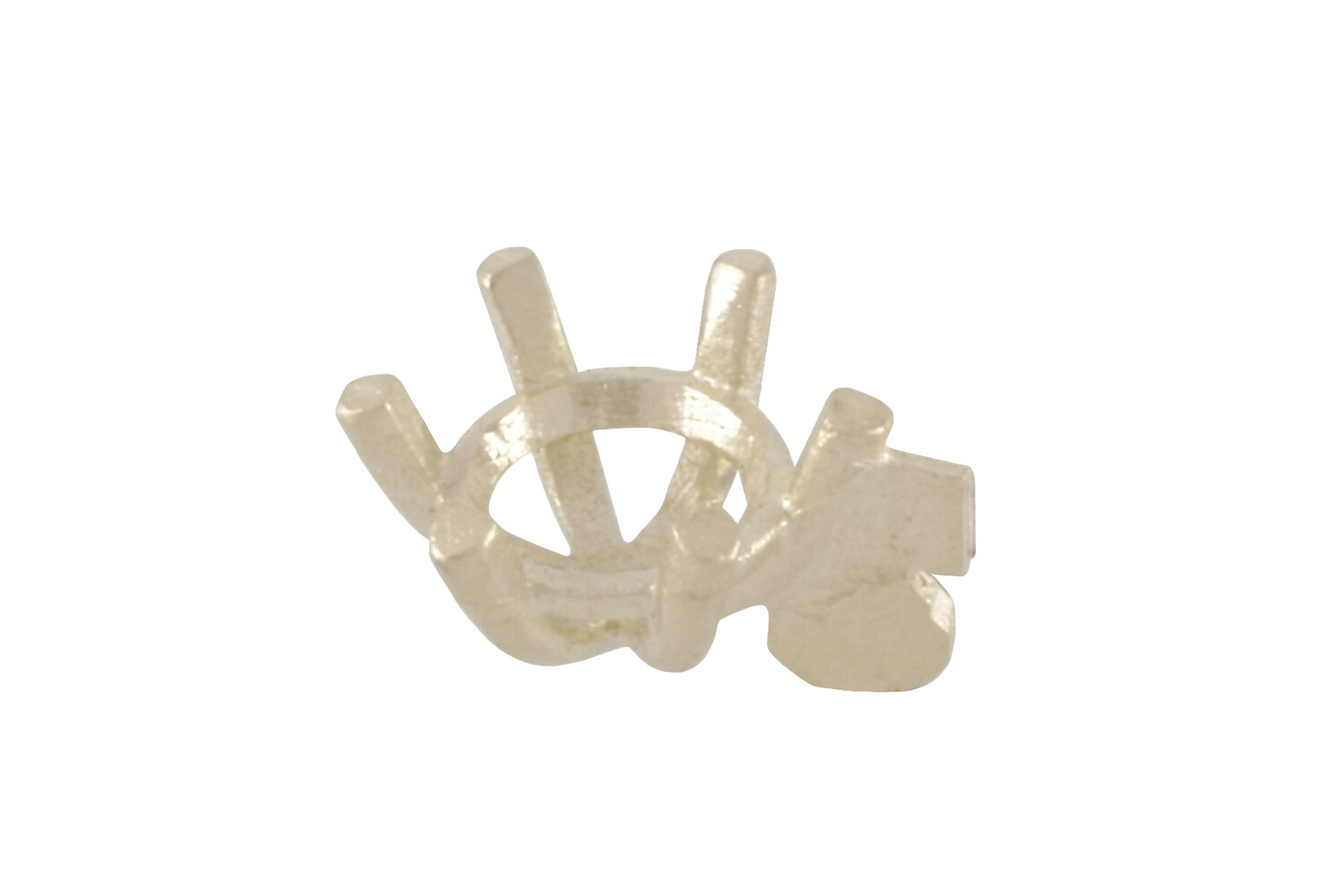 Chaton BM modèle 4 or jaune 14 carats 7.0 mm