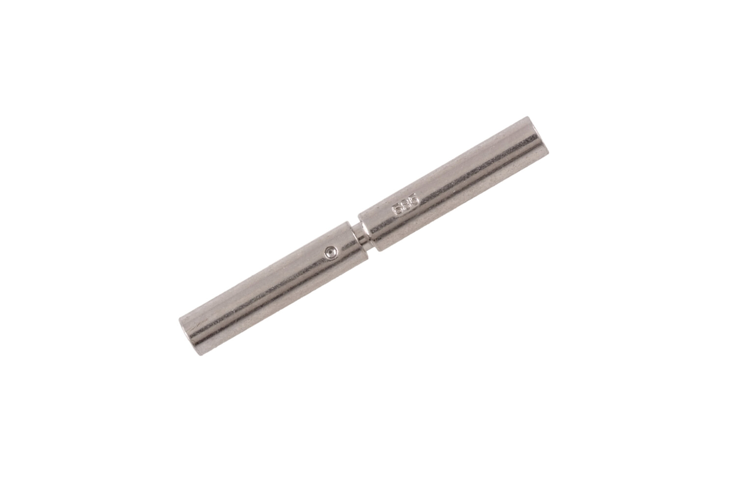 Bajonetsluiting 0.8 mm 14 karaat witgoud