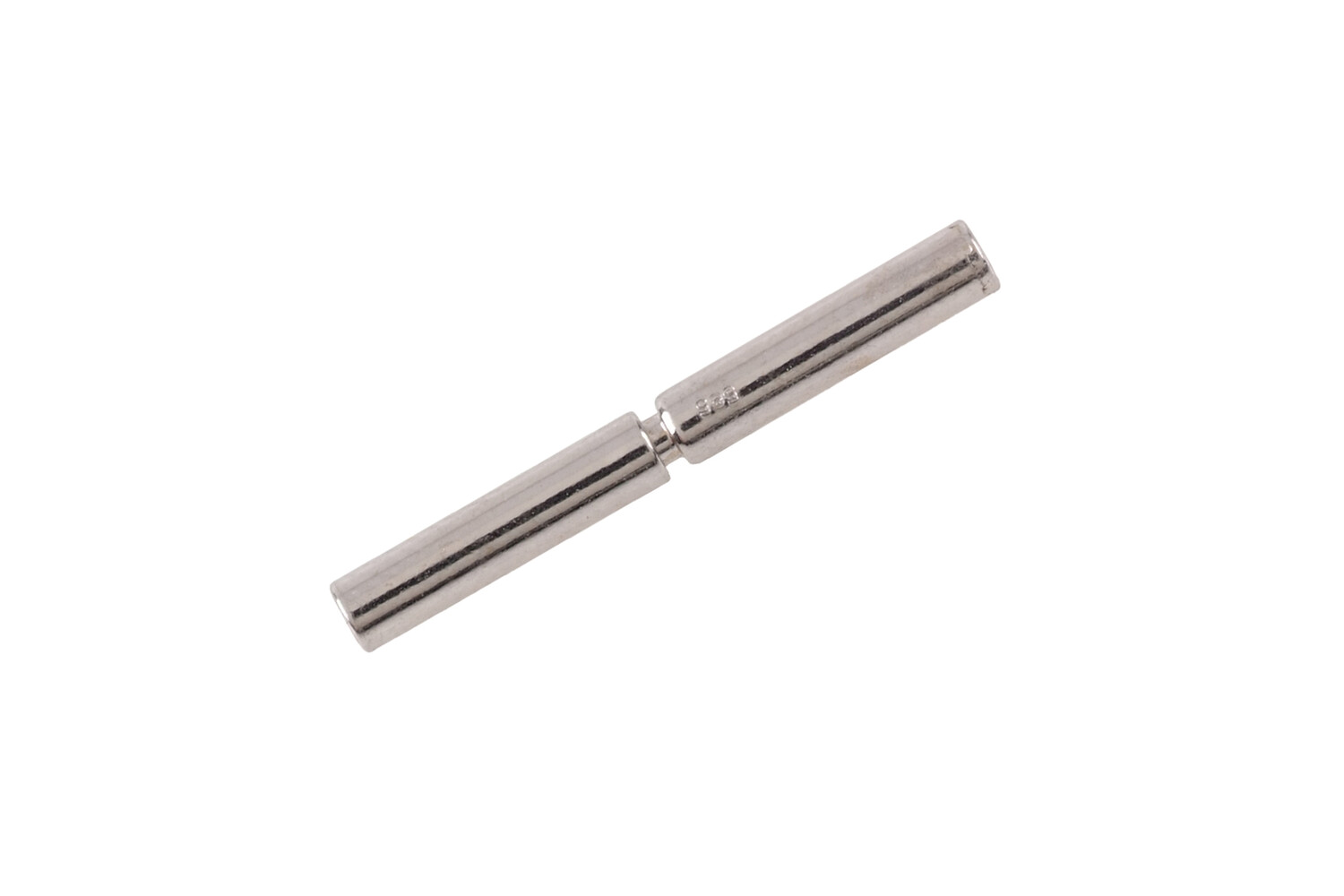 Bajonetsluiting 1.0 mm 14 karaat witgoud
