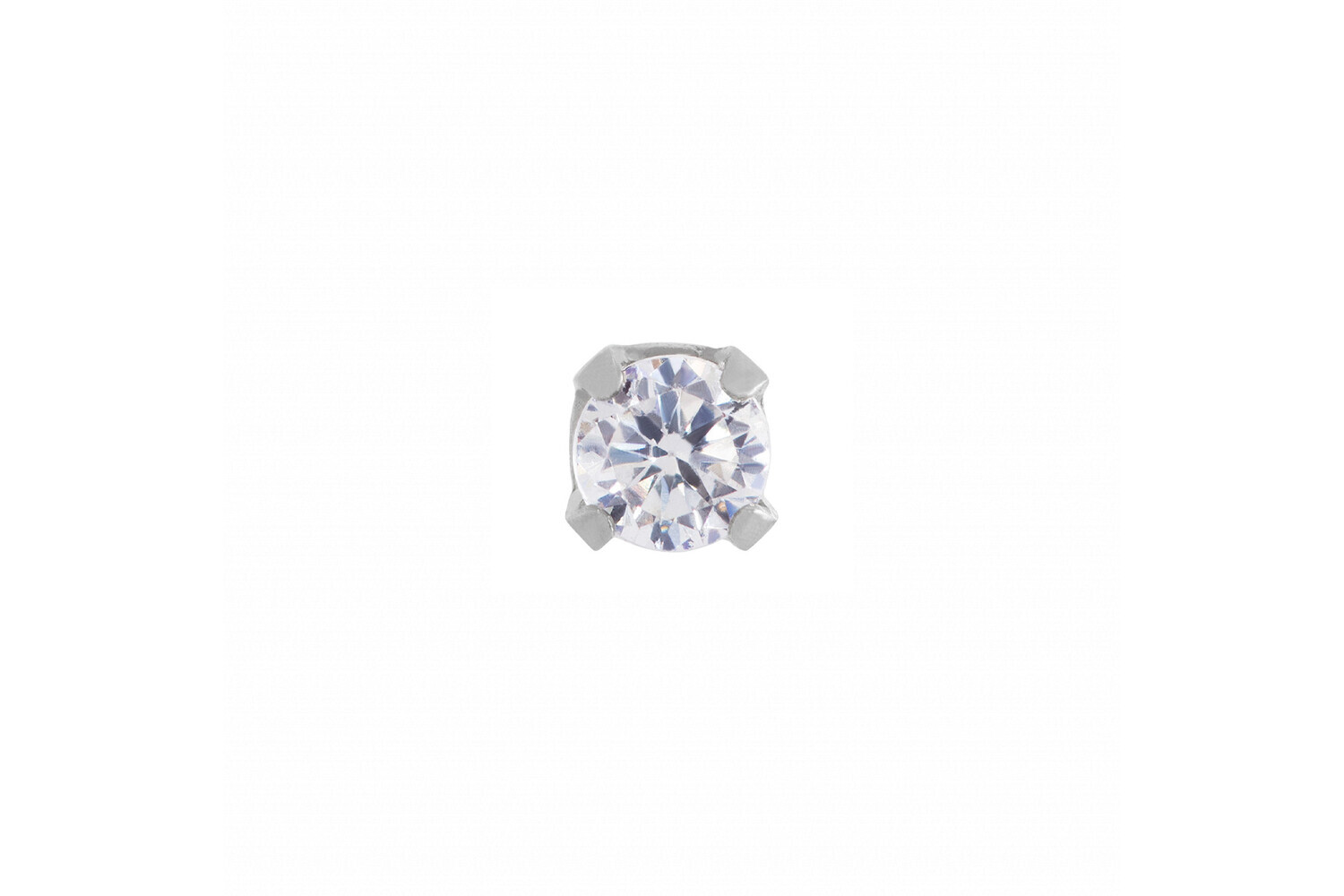 Inverness 2 mm witgoud met chaton