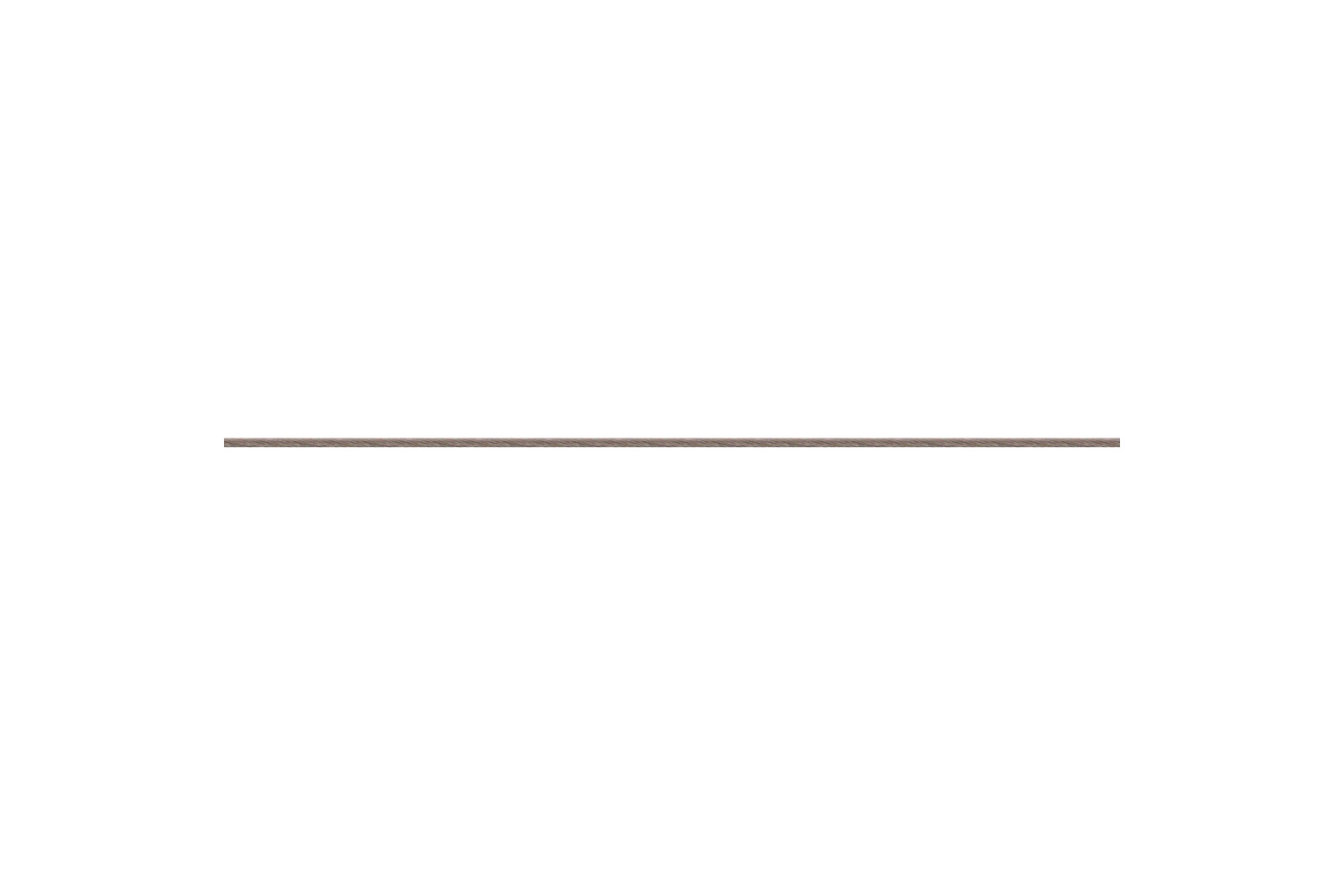 Cable or blanc 14 carats 0.6 mm