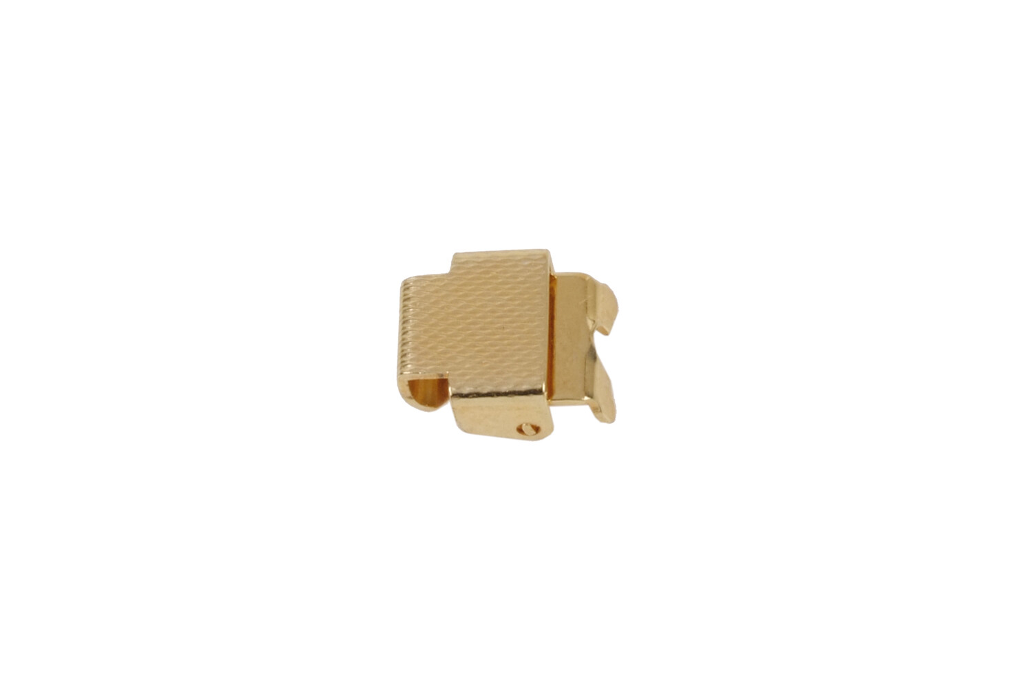 Embout plaqué or lapidé 6.5 mm