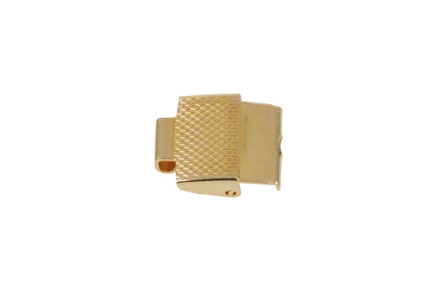 Embout plaqué or lapidé 9.5 mm