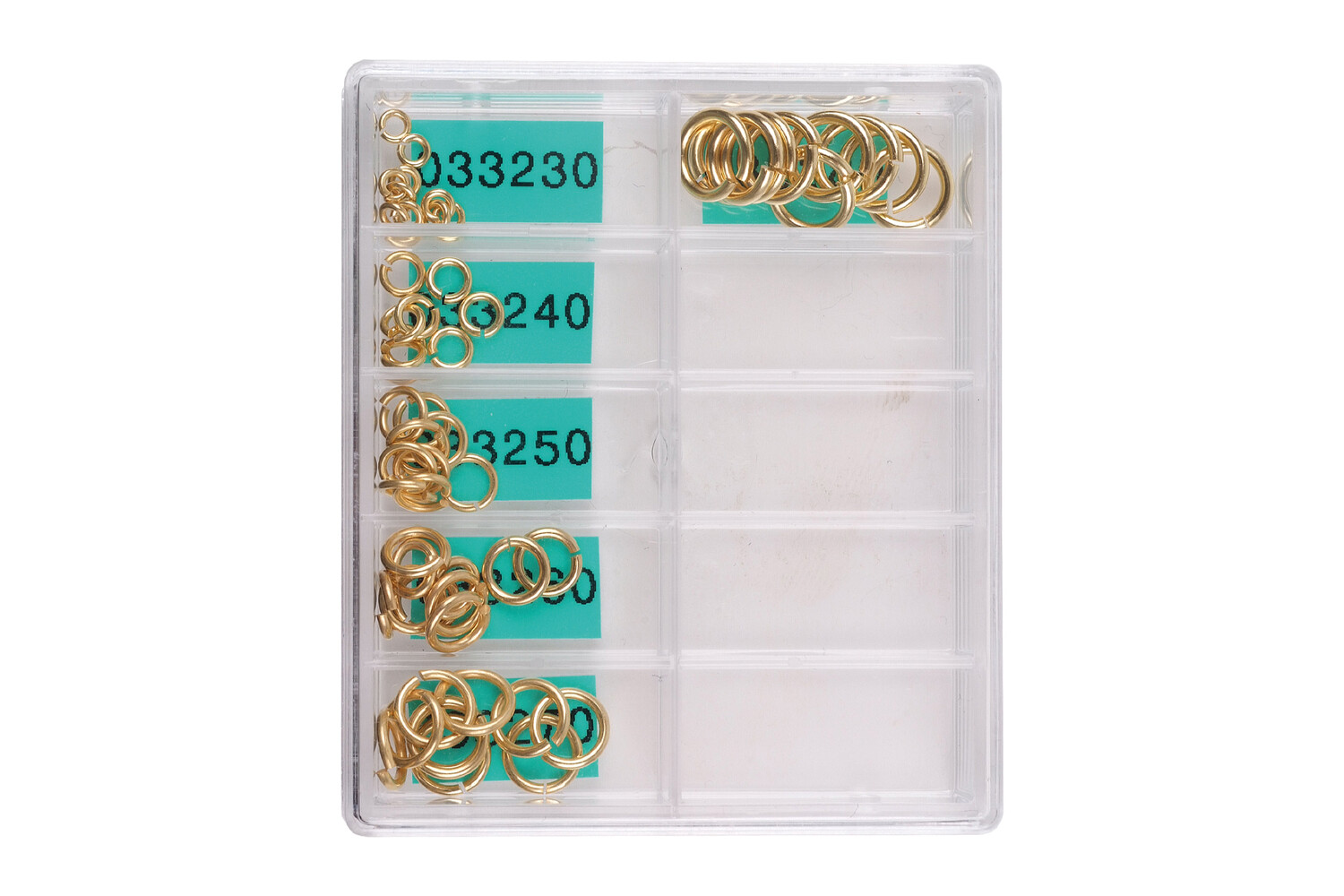 Verbindingsogen rond assortiment doublé