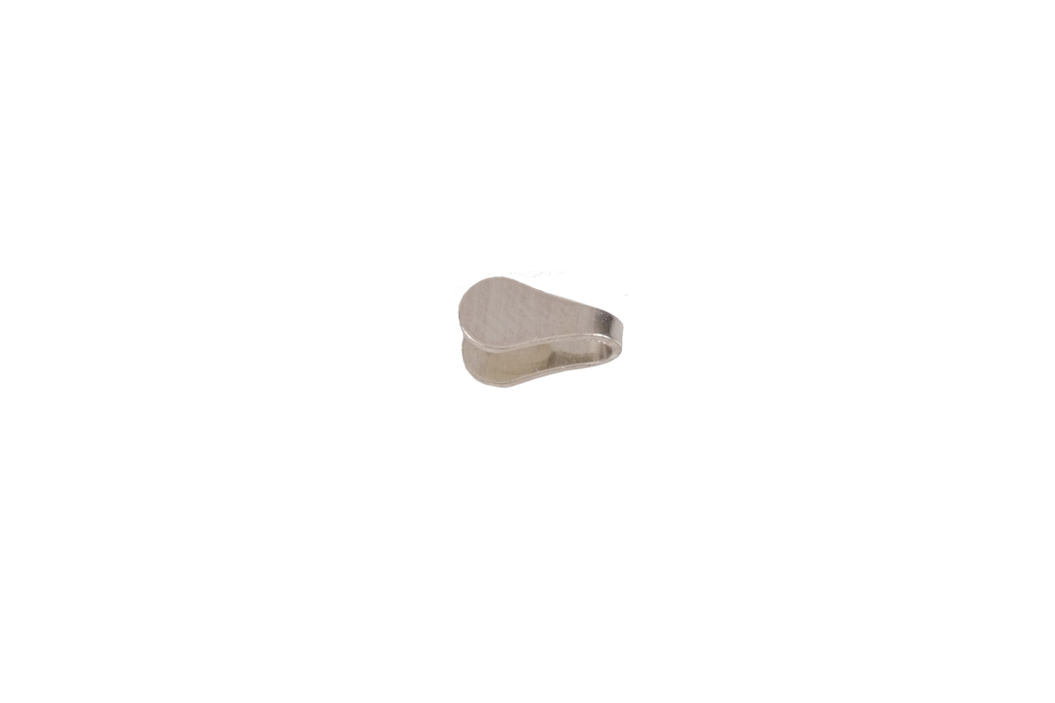 Embout plat argent 3.0 mm
