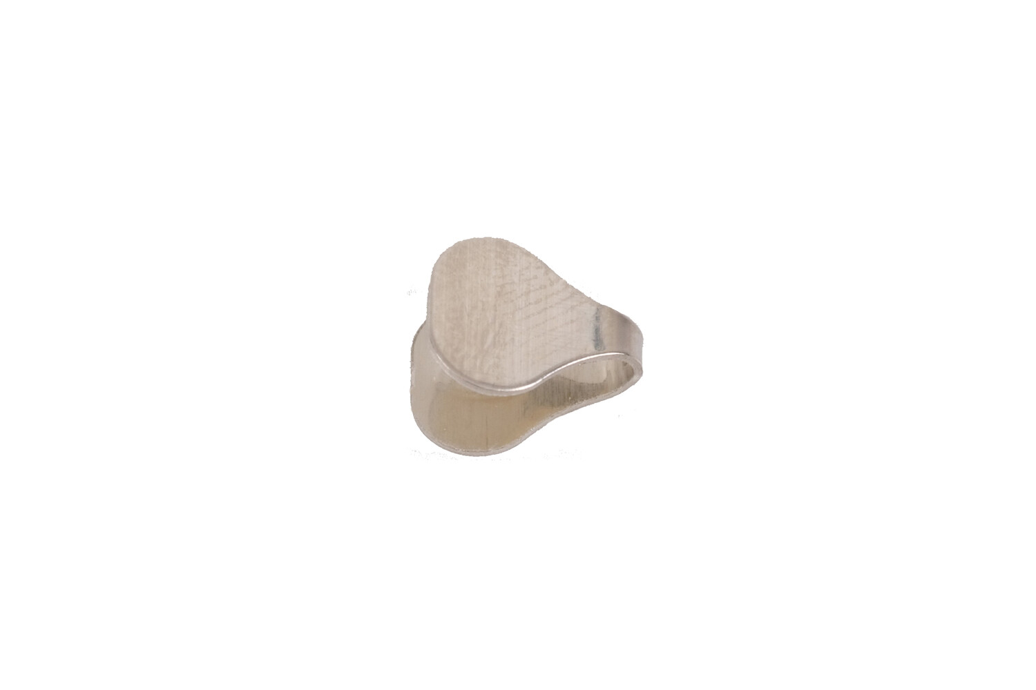 Embout plat argent 7.0 mm