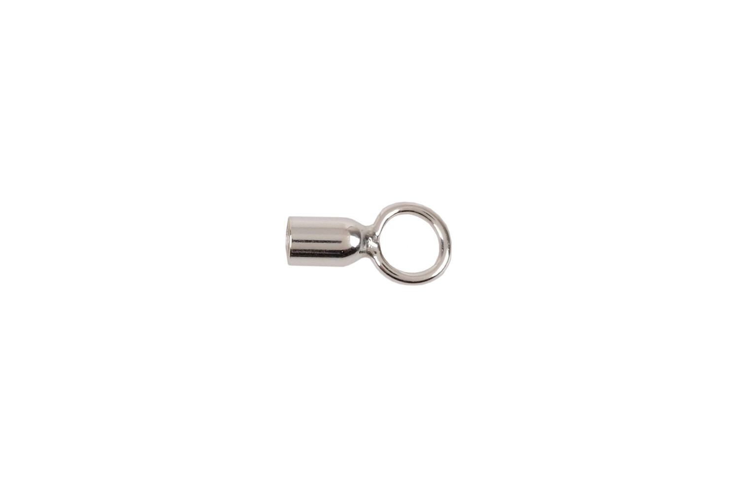 Embout rond argent 2.0 mm