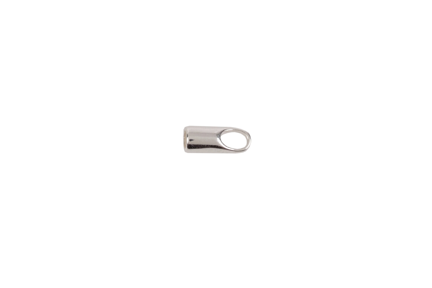 Embout rond argent  1.5 mm