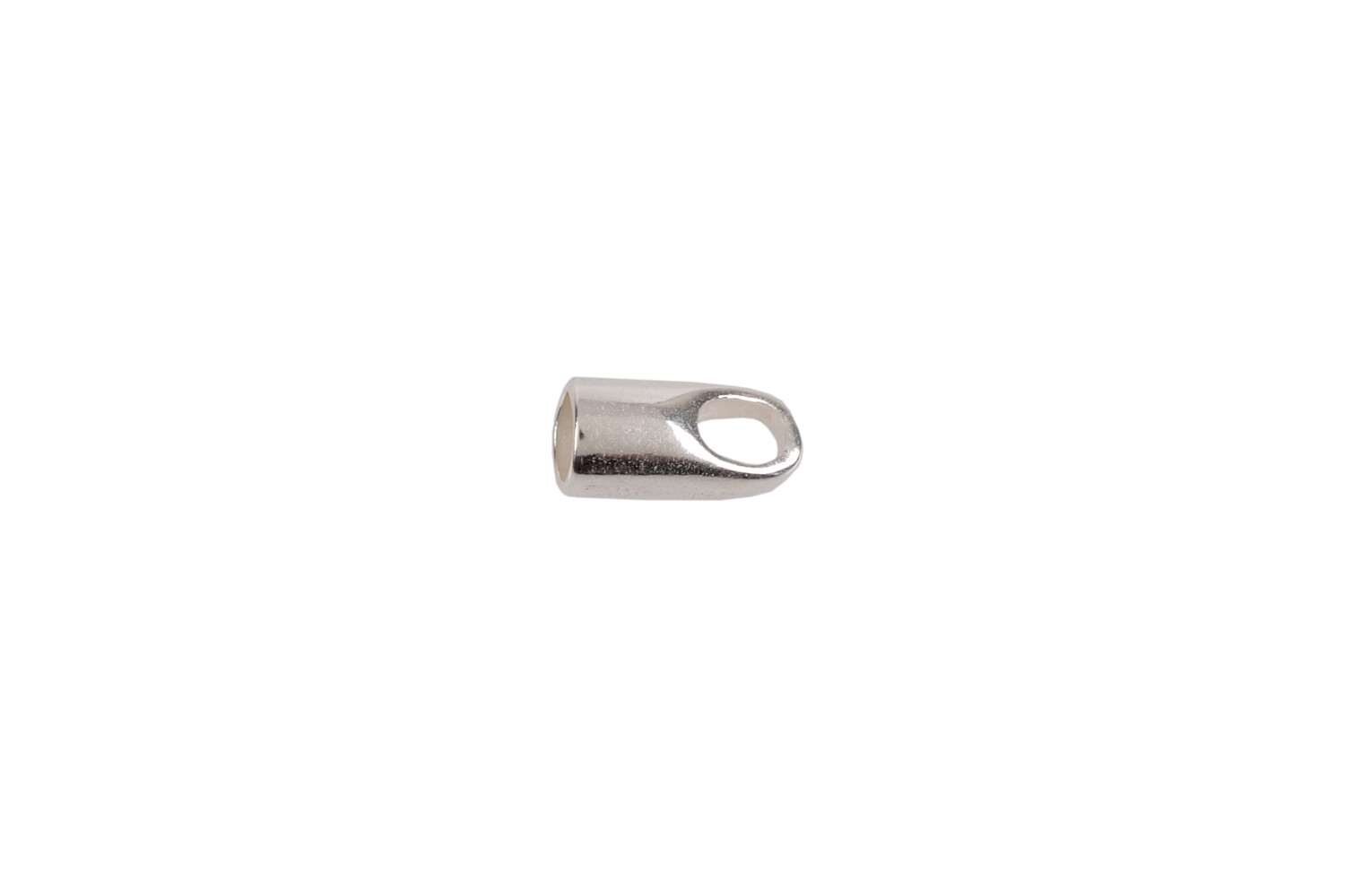 Embout rond argent  2.5 mm