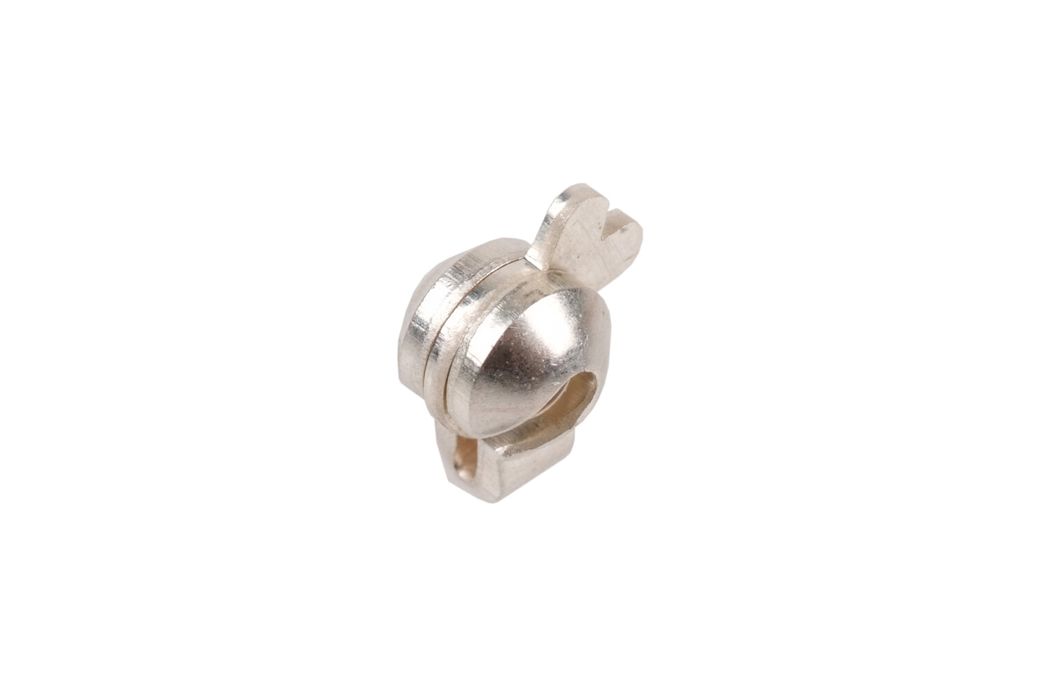 Fermoir boule argent 3.5 mm