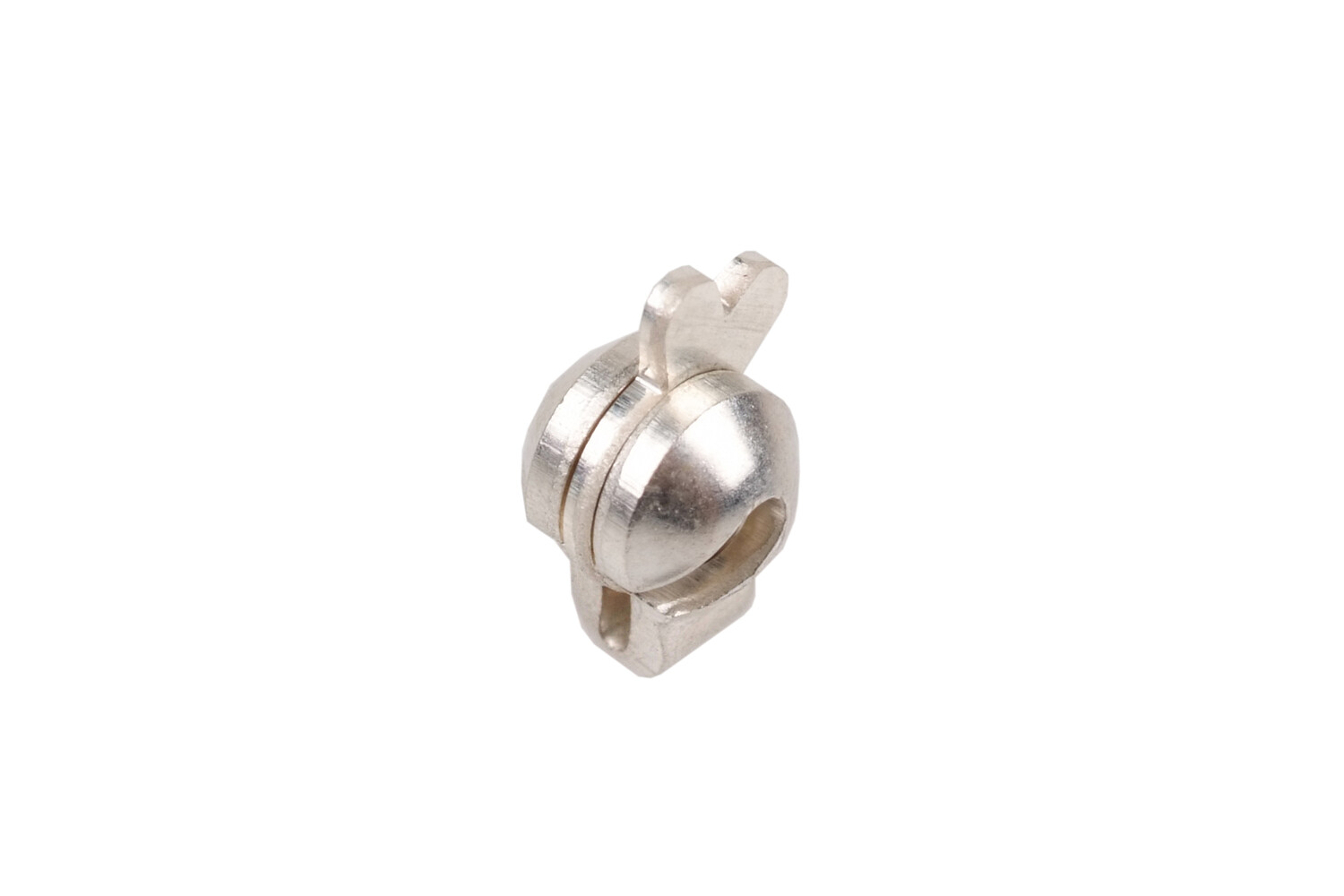 Fermoir boule argent 4.0 mm