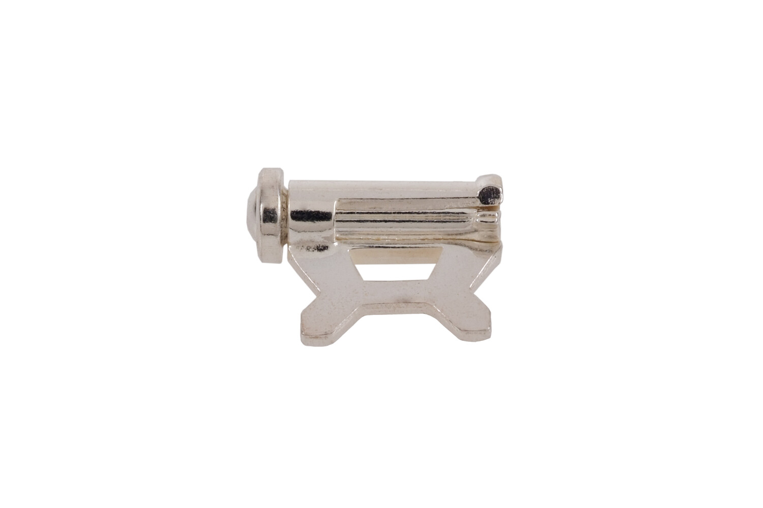 Fermoir à canon argent petit modèle