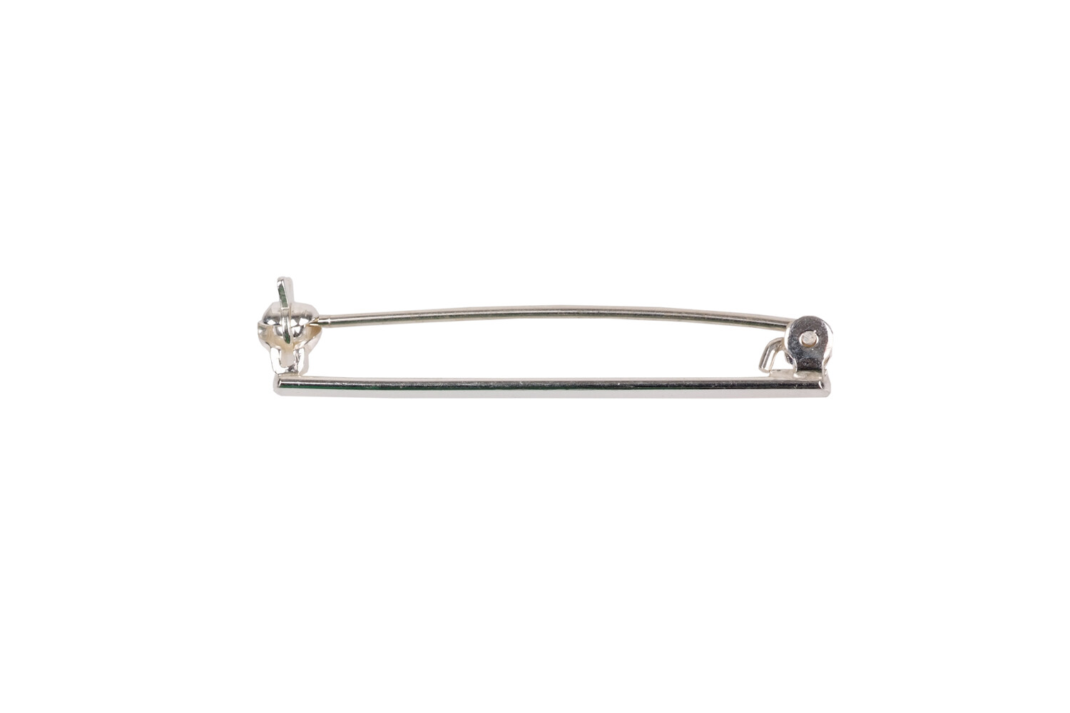 Barette 40.0 mm zilver