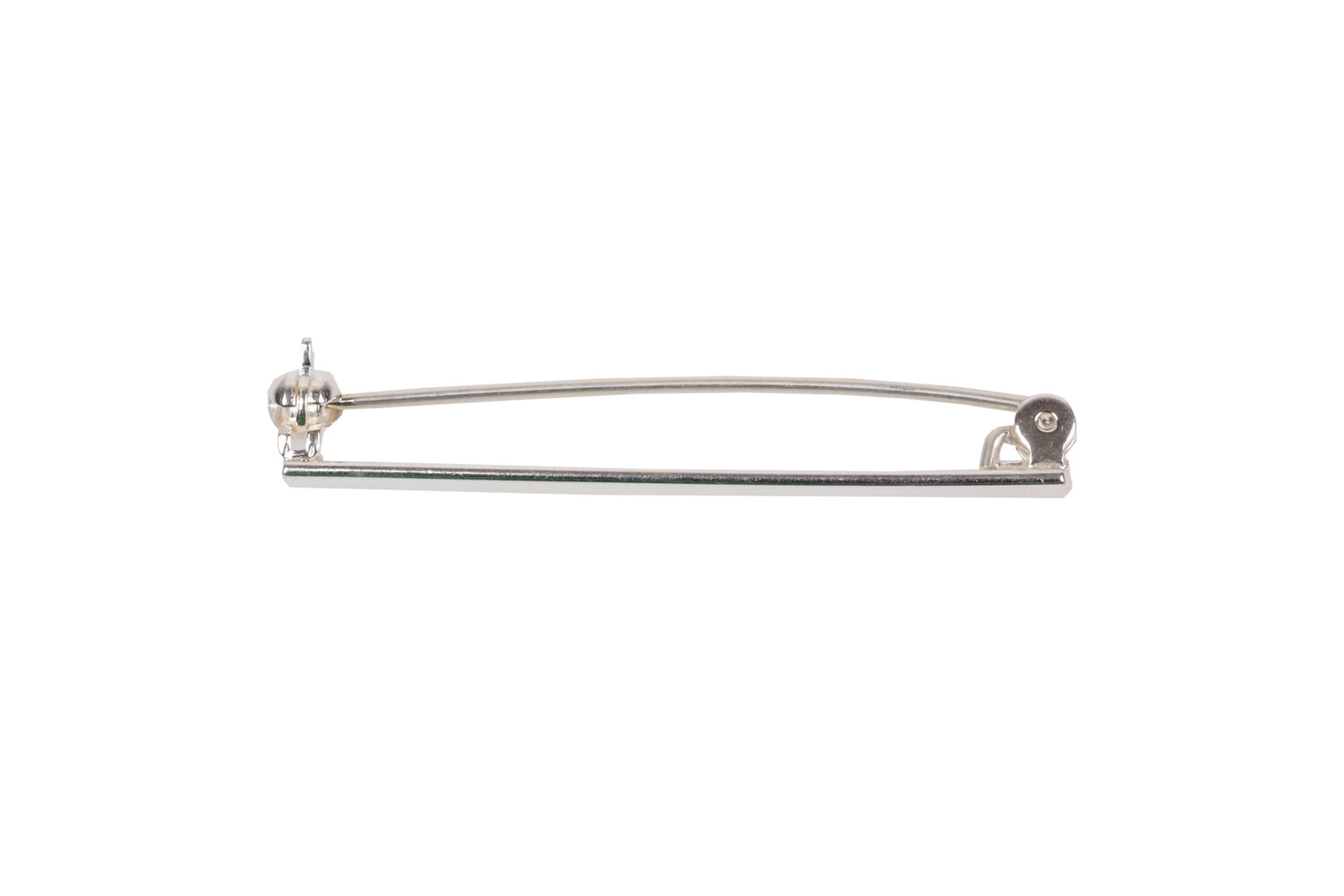 Barette 45.0 mm zilver