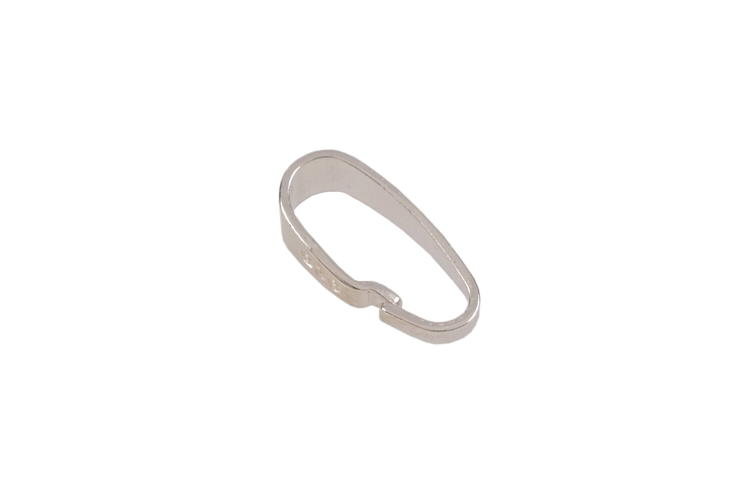 Bélière fine argent 8.0 mm