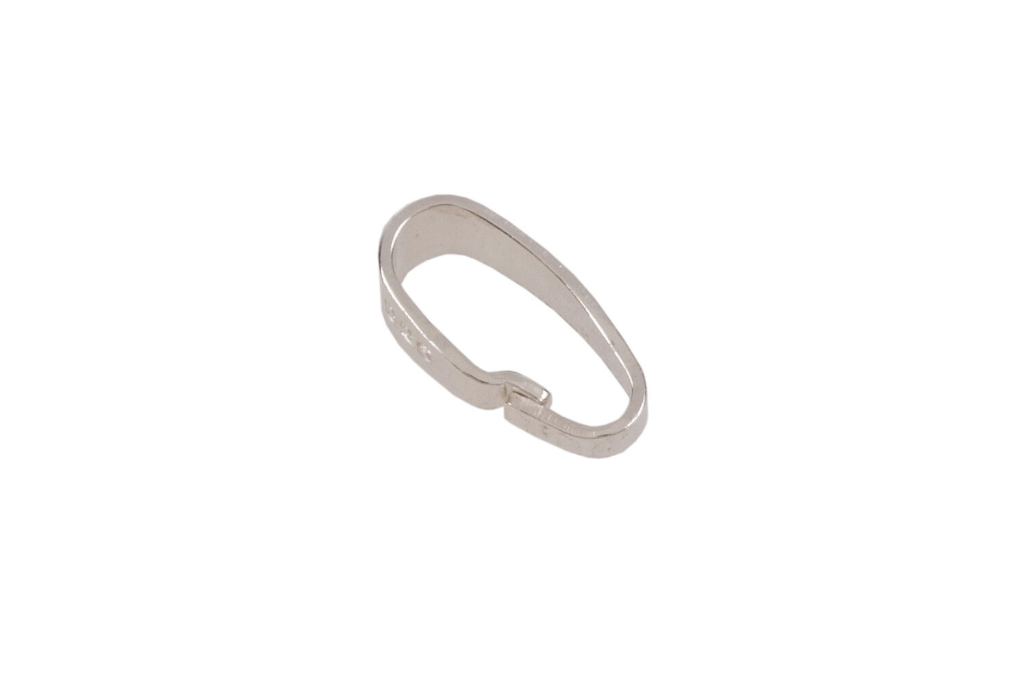 Bélière fine argent 8.0 mm