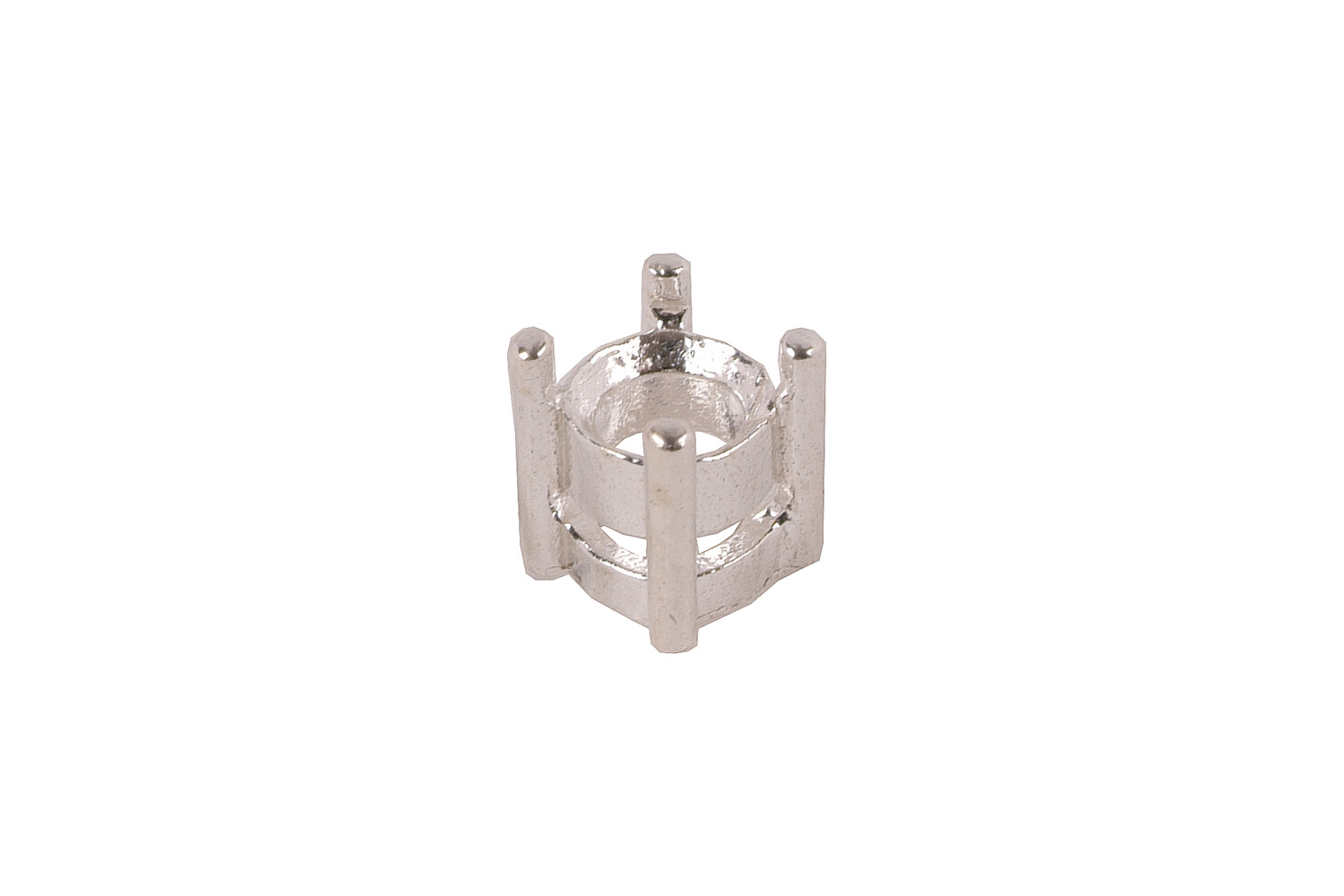Chaton 4 griffes argent fin 3.0 mm