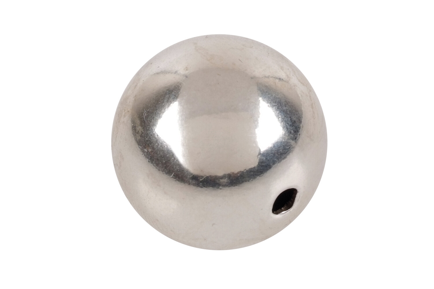 Perle argent 1 trou 15.0 mm