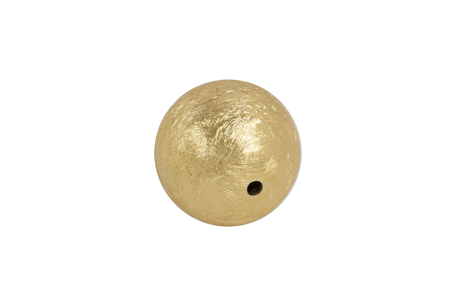 Perle argent aspect givré percée 20.0 mm