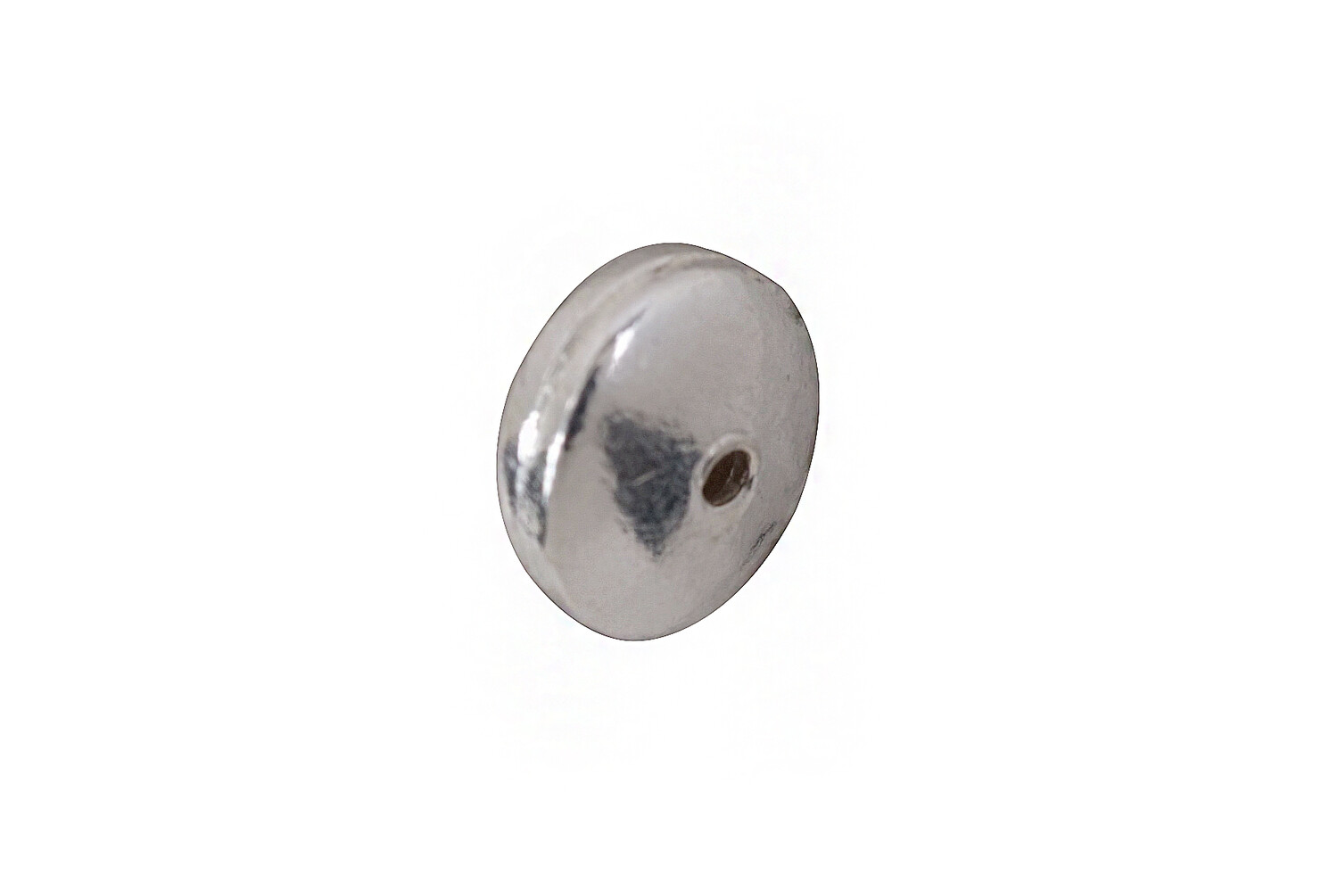 Entretoise disque argent 6.0 x 3.0 mm
