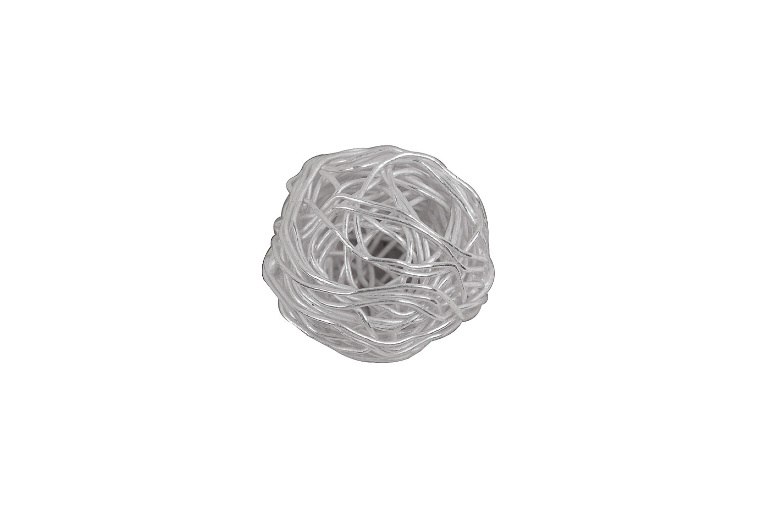 Entretoise fil argent 10.0 mm