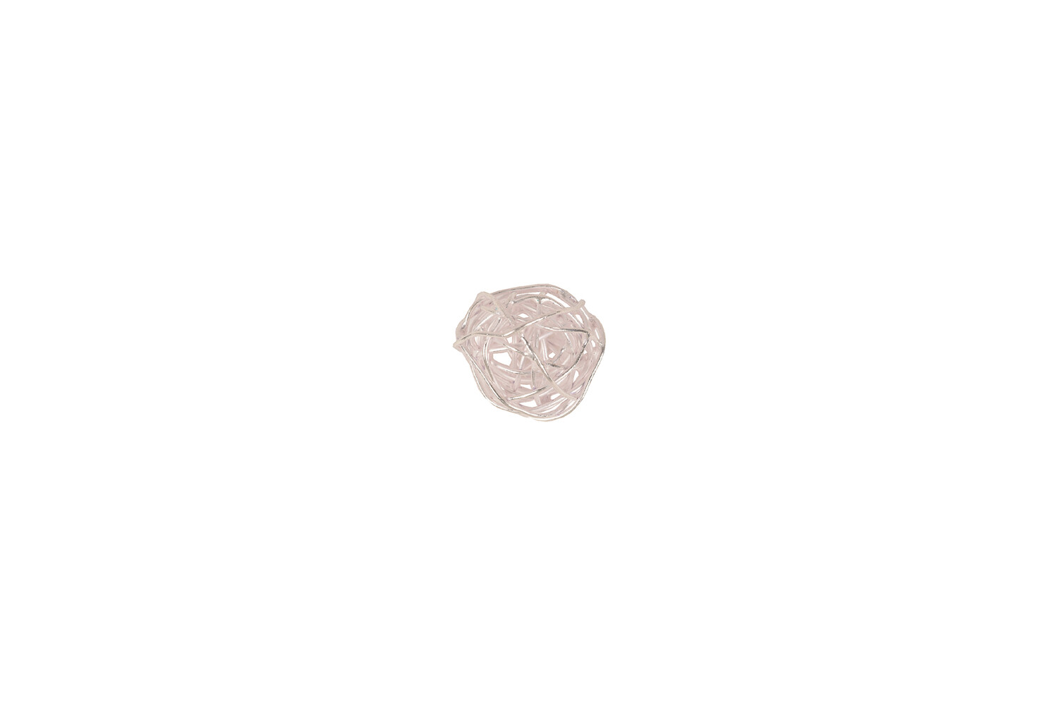 Entretoise fil argent 16.0 mm