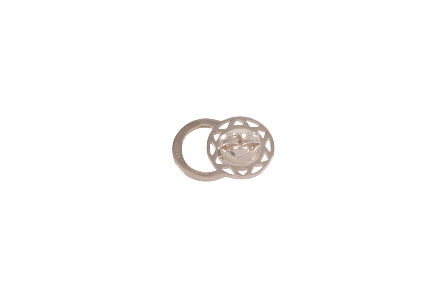 Poussettes argent anti basculement