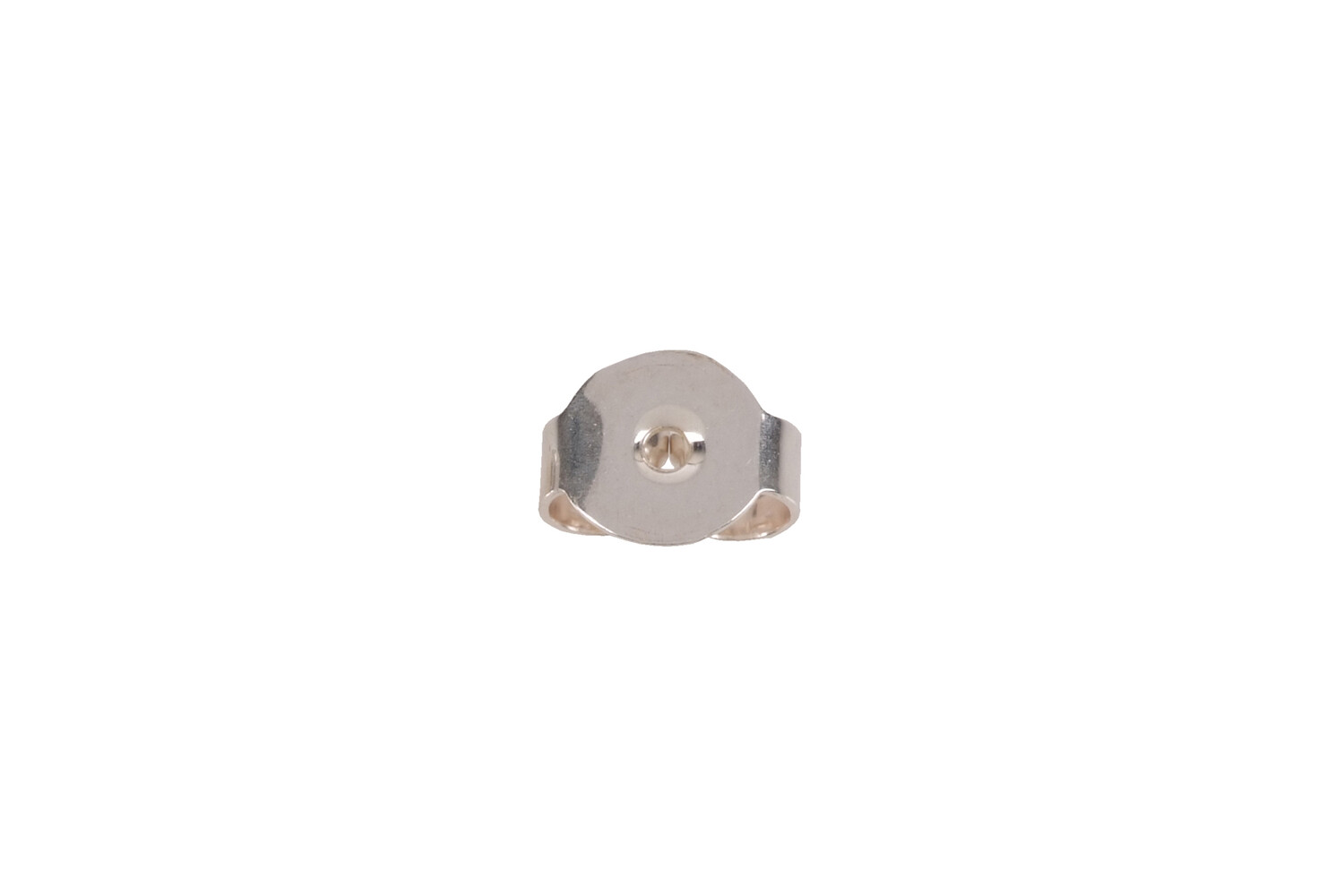 Poussettevlinder middel glad zilver