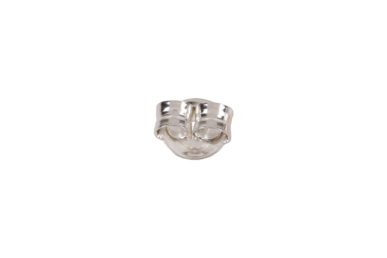 Poussettevlinder middel glad zilver